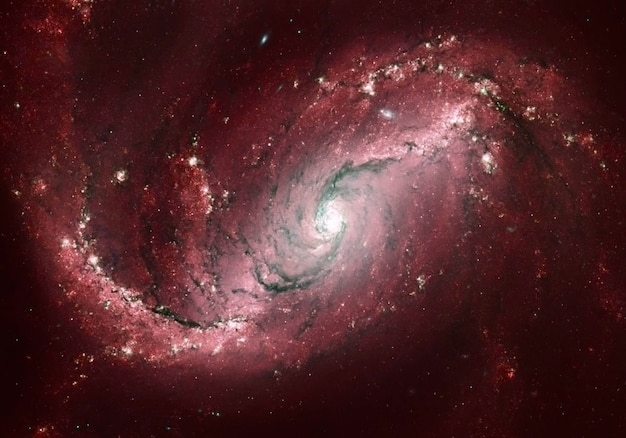 Sternbildungsregion, Spiralgalaxie, Weltraumhintergrund. Elemente dieses von der NASA bereitgestellten Bildes. Retuschiertes Bild.