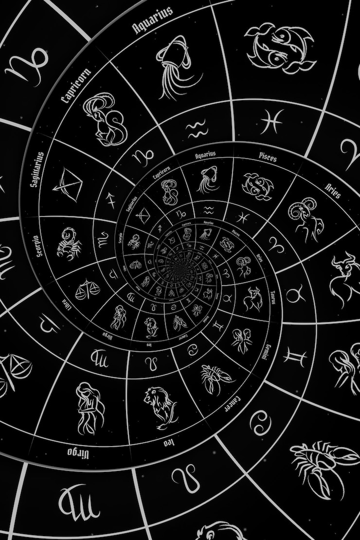 Foto sternzeichen-horoskop-hintergrundkonzept für fantasie und geheimnis