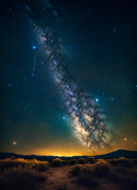 Sternzeichen Skorpion auf einem Hintergrund von Sternen Selektive Fokussierung