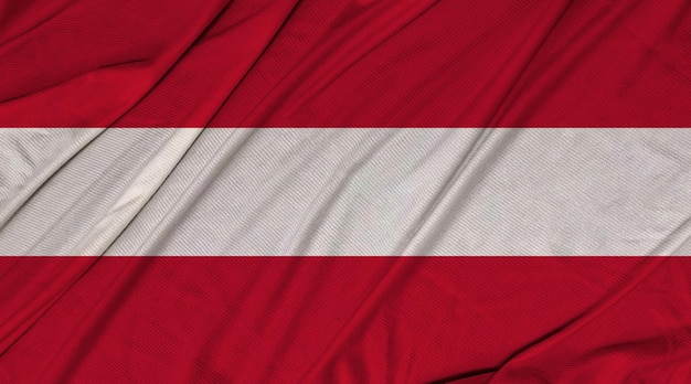 Österreich 3d strukturierte wehende Flagge