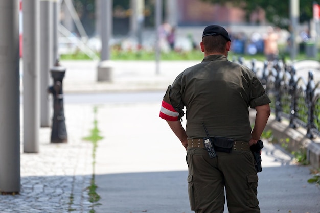 Österreichischer Soldat in Wien