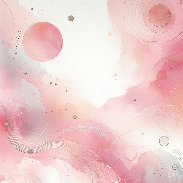 Ästhetischer Ombre rosa Aquarell-Hintergrund abstrakter Stil