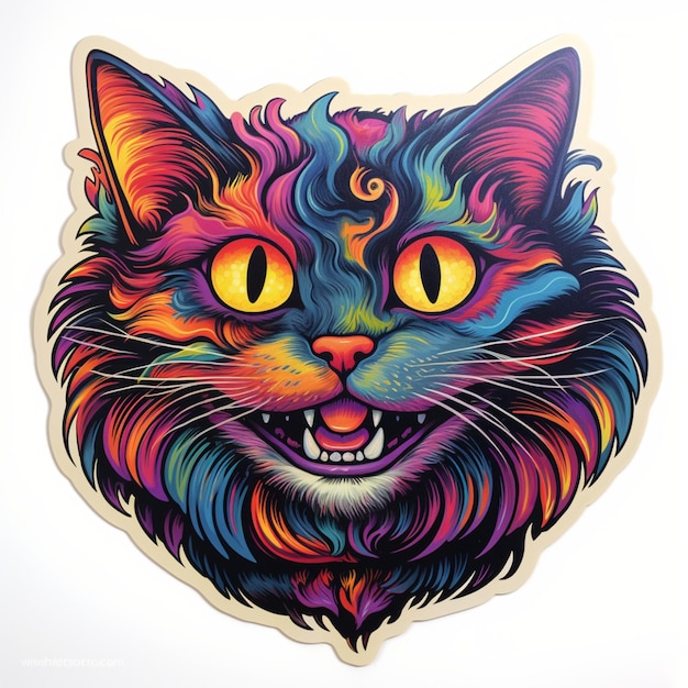 sticker_Black_Cat_Smile