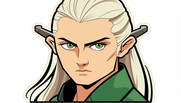 Foto sticker para la cara de las legolas