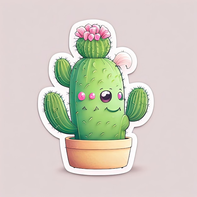 Foto sticker delights cactus cub café ícones de frutas e mágica do logotipo