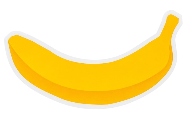 Sticker de diseño de icono de la deliciosa fruta del plátano