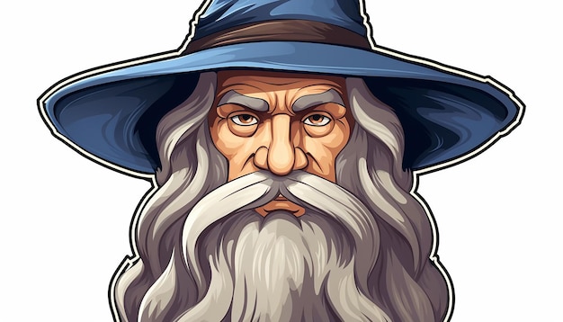 Foto sticker de gandalf (en inglés)