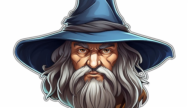 Foto sticker de gandalf (en inglés)