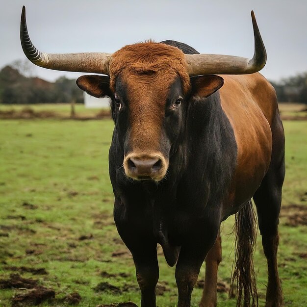 Stier auf dem Feld