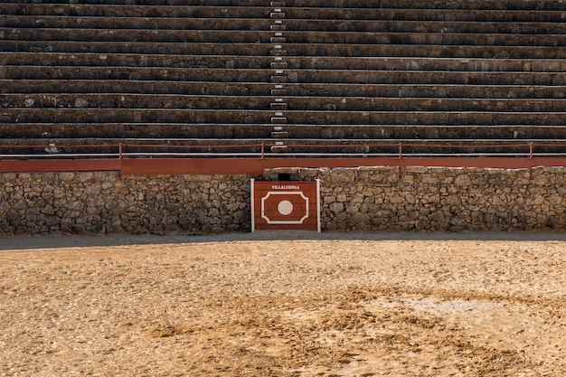 Stierkampfarena von Villaluenga del Rosario Cadiz Spanien