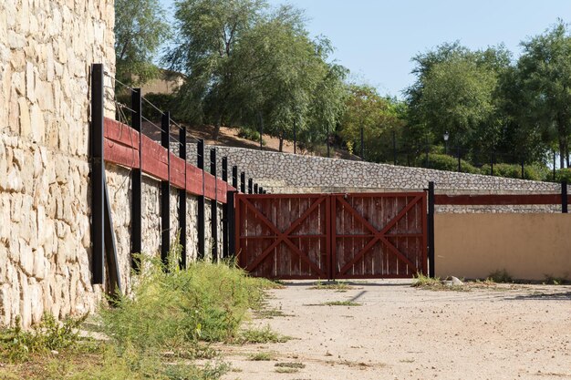 Stifte zur Stierkampfarena von Hita Guadalajara Spanien