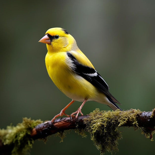 Stiliertes Foto von American Goldfinch