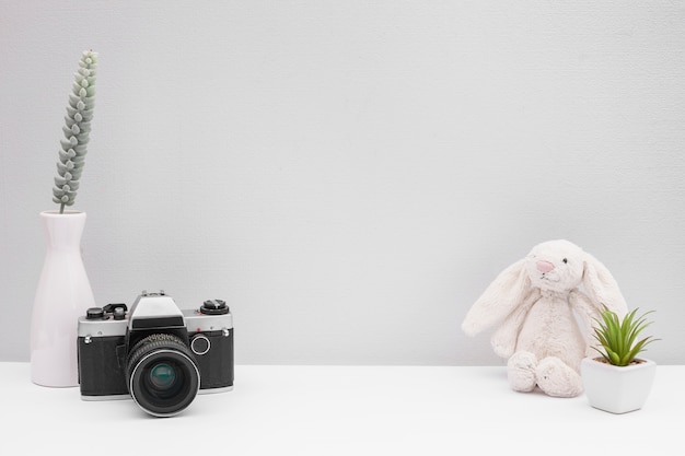 Foto stilleben am schreibtisch