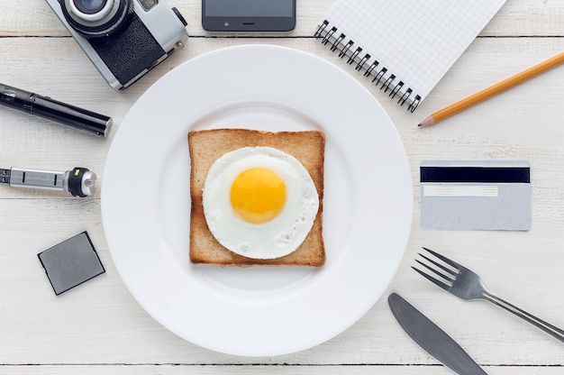 Stilles Frühstück Perfektionist Hipster