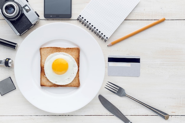 Stilles Frühstück Perfektionist Hipster