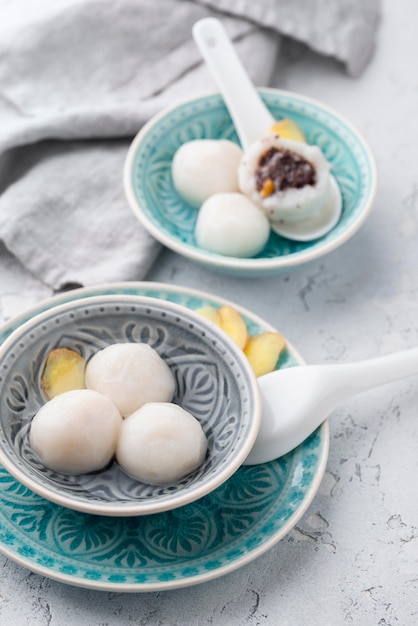 Stillleben süße Tang Yuan Sortiment