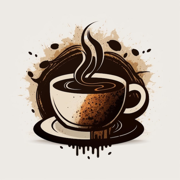 Stilvolles Kaffee-Logo-Design für Ihre Marke