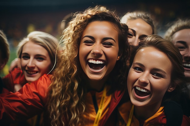 Stockfoto der spanischen Frauenfußballmannschaft