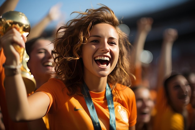 Stockfoto der spanischen Frauenfußballmannschaft