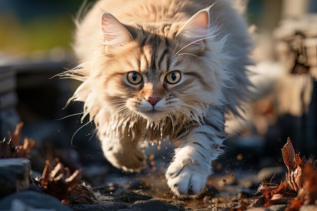 Stockfoto einer hübschen Katze