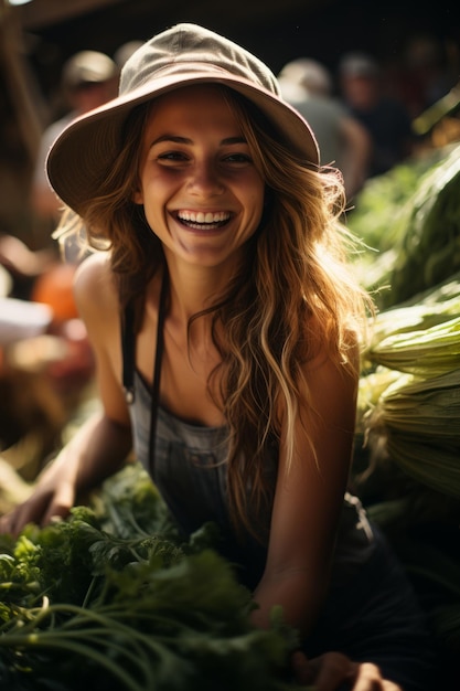 Stockfoto eines lächelnden Mädchens