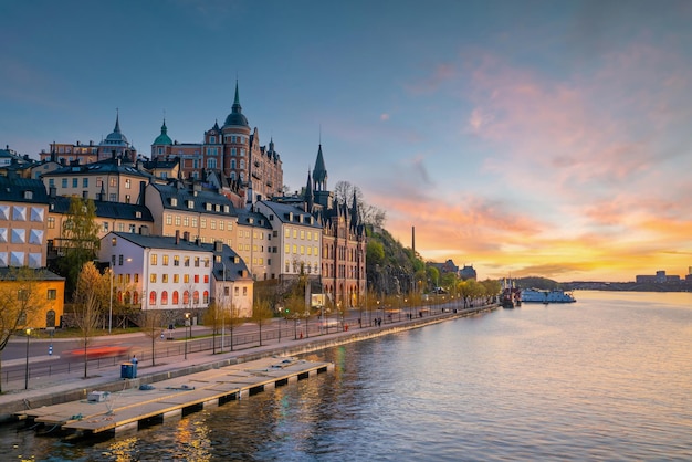 Stockholm Altstadt Skyline Stadtbild von Schweden