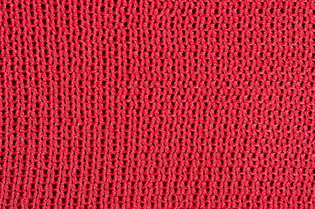 Stockinet vermelho como textura de fundo