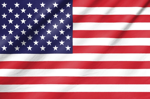 Stoff Flagge der Vereinigten Staaten von Amerika