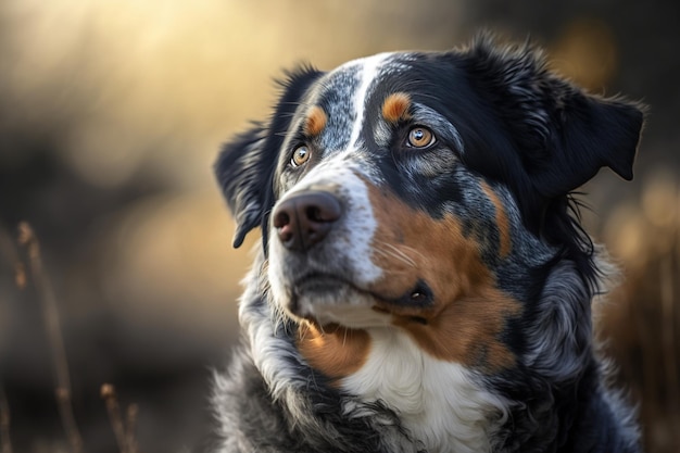 Stolzer Hund, generiert von KI