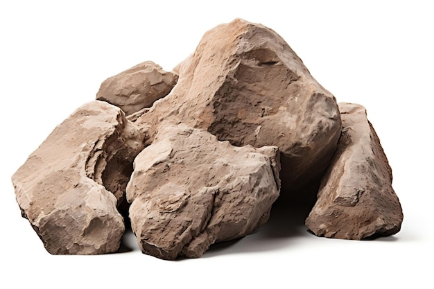 Stone Rock Boulder Mountain Clay Minério Nature Generative AI