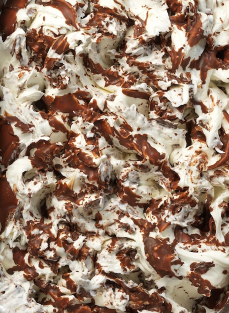 Stracciatella textura de gelato