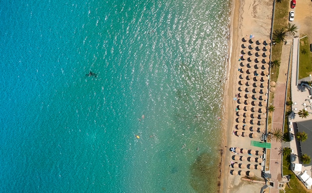 Strand bei Nea Roda bei Chalkidiki, Griechenland