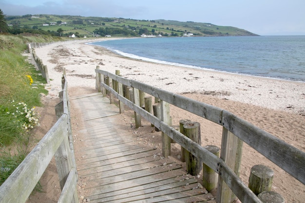 Strand Cushendun, County Antrim, Nordirland, Europa