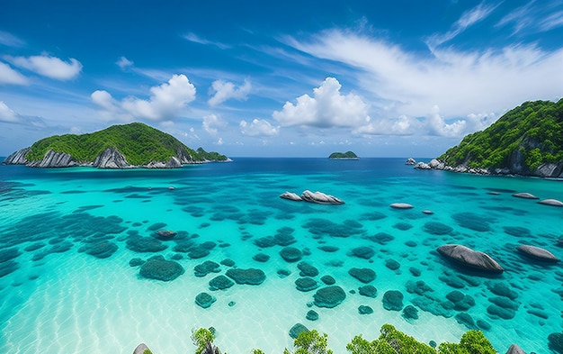 Strand der Seychellen