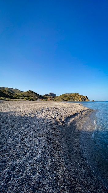 Strand El Sombrerico in Almeria Strand im Mittelmeer