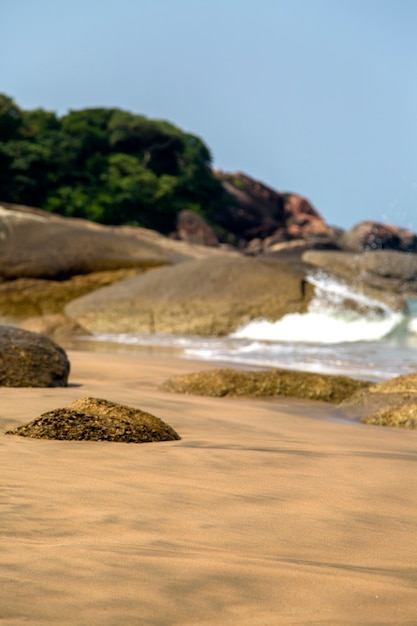 Strand in Anjuna, Goa, Indien