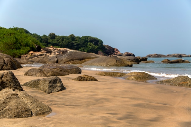 Strand in Anjuna, Goa, Indien