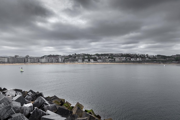 Strand La Concha im Baskenland von San Sebastián