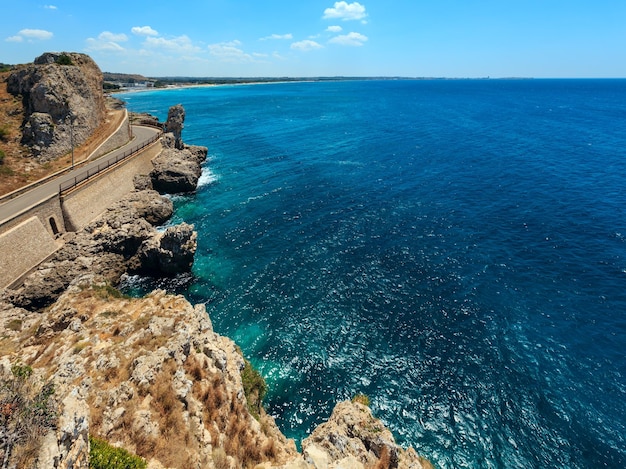 Strand Montagna Spaccata Salento Italien