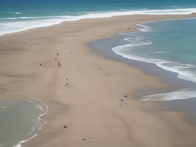 Strand schönes Nahaufnahmebild, ai generiert