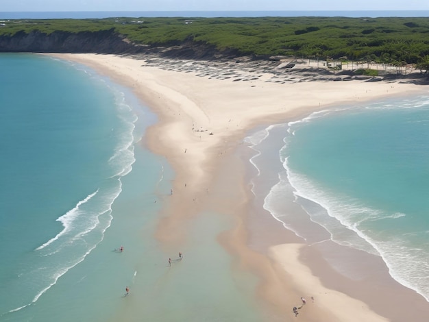 Strand schönes Nahaufnahmebild, ai generiert