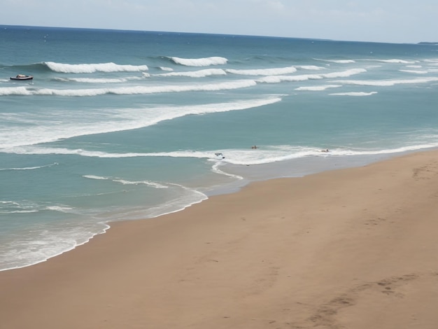 Strand schönes Nahaufnahmebild, ai generiert