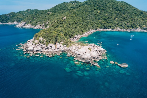 Strand und Meer auf Koh Tao Thailand