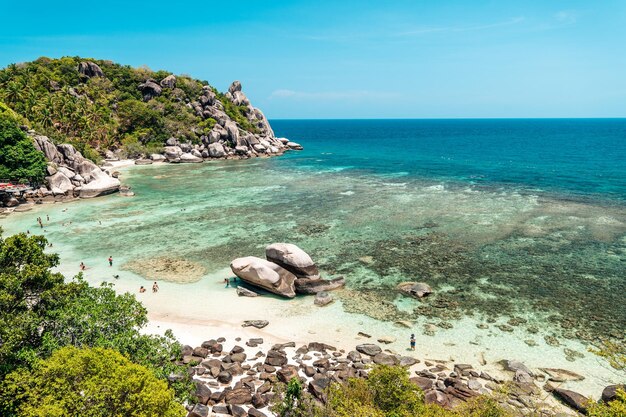 Strand und Meer auf Koh Tao Thailand