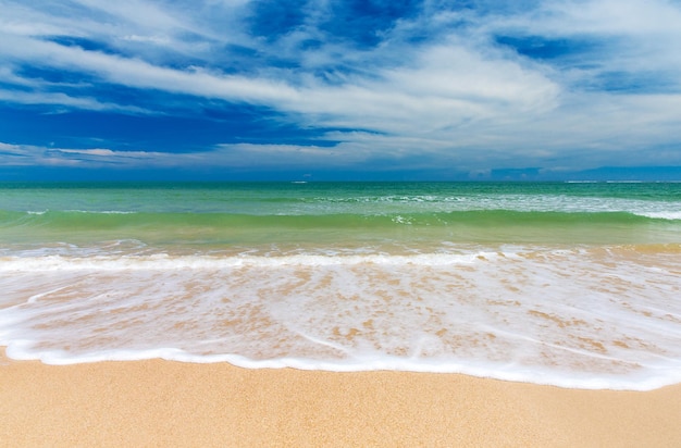 Strand und tropischen Meer