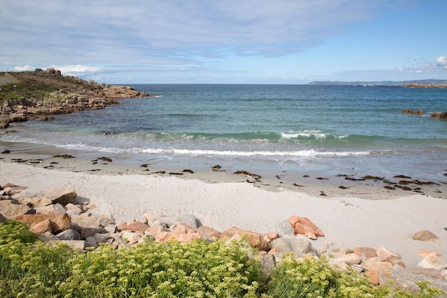 Strand von Arou, Galizien, Spanien