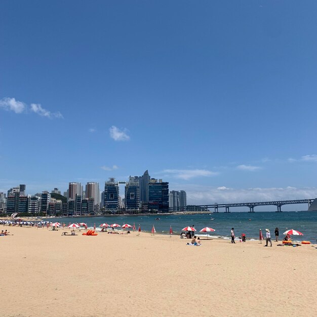 Foto strand von busan