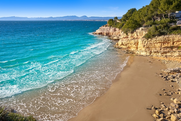 Strand von Cala Penya Tallada Salou in Tarragona