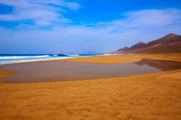 Strand von Cofete Fuerteventura in Kanarischen Inseln