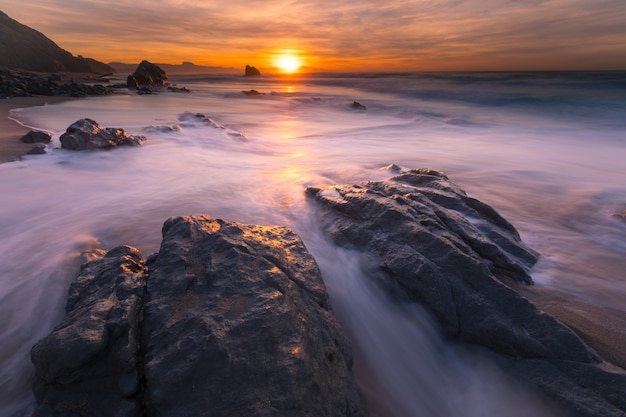 Strand von Ilbarritz in Biarritz im Baskenland.